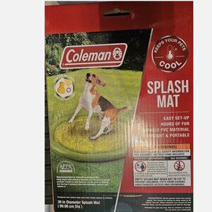NEW IN BOX Coleman Cool Splash Mat for Dogs - Green 39 inches